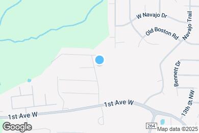 Map image of the property - 320 Navajo Pines Dr