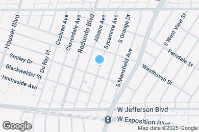 Map image of the property - 2863 S Sycamore Ave