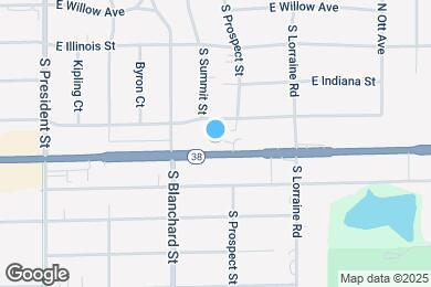 Map image of the property - 1511 E Roosevelt Rd
