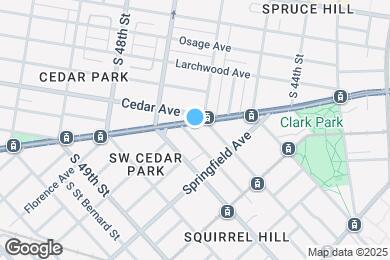 Map image of the property - 4608 Baltimore Ave