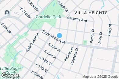 Map image of the property - 1003 Parkwood Ave