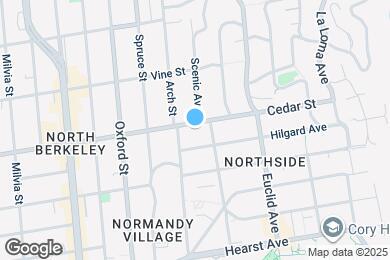Map image of the property - 2346 Cedar St