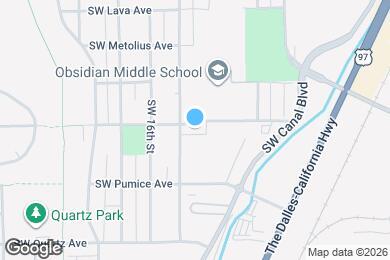 Map image of the property - 1370 SW Obsidian Ave