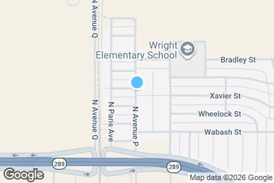 Map image of the property - 2508 N. Ave. O-