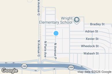 Map image of the property - 2508 N Ave O