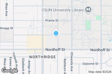 Map image of the property - Campus Crossing Apartments - Northridge