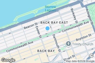 Map image of the property - 165 Commonwealth Ave