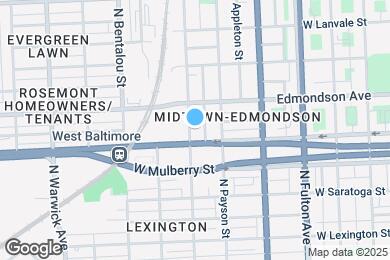Map image of the property - 511 N Pulaski St