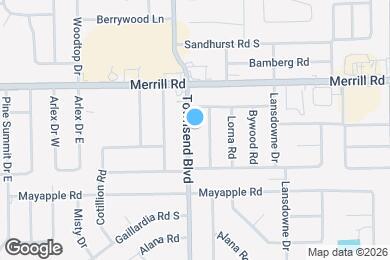 Map image of the property - 2653 Townsend Blvd