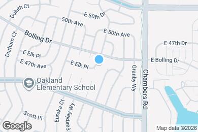 Map image of the property - 4782 Fontana Ct