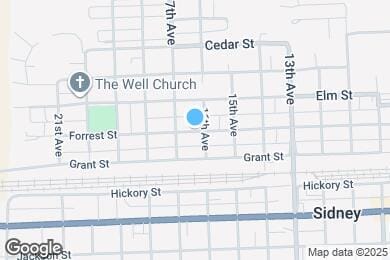 Map image of the property - 1416 Forrest St