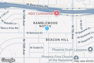 Map image of the property - 19820 N 13th Ave