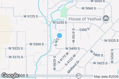 Map image of the property - 4246 W 5325 S