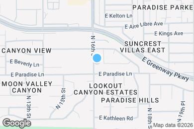 Map image of the property - 16215 N 16th St