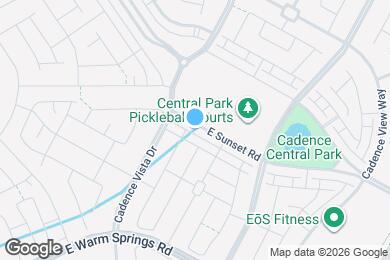 Map image of the property - 845 E Sunset Rd