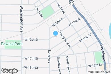Map image of the property - 575 W 13th St
