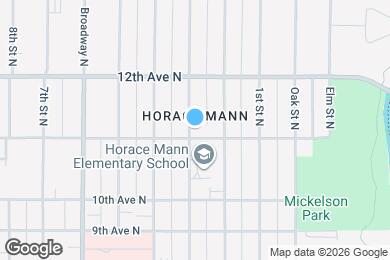 Map image of the property - 223 11th Ave N