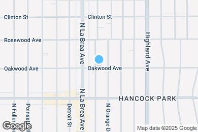 Map image of the property - 400 N Sycamore Ave