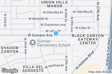 Map image of the property - 2933 W Grovers Ave