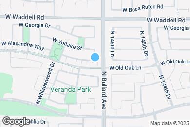 Map image of the property - 14735 W Alexandria Way