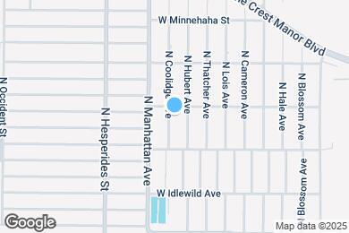 Map image of the property - 6215 N Coolidge Ave