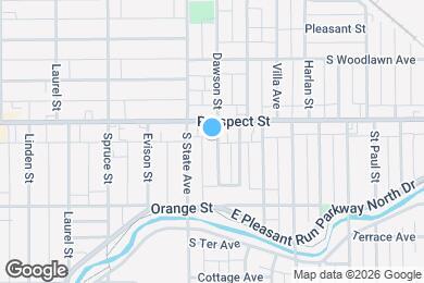 Map image of the property - 1120 Dawson St