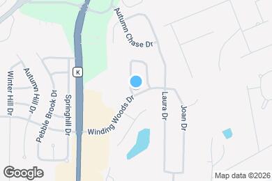 Map image of the property - 3 Winding Trails Cir