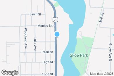 Map image of the property - 716 Park Ave N