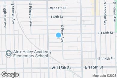 Map image of the property - 112 W 113th Pl