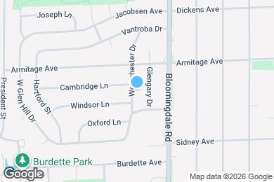 Map image of the property - 1369 Westchester Dr