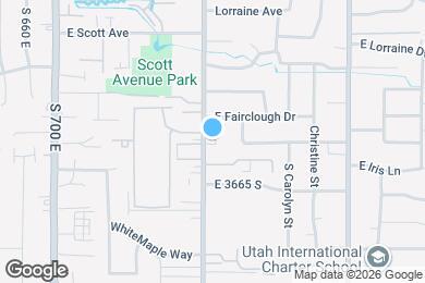 Map image of the property - 3585 S 900 E