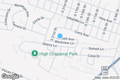 Map image of the property - 1201 Sublett Ave