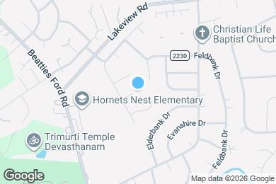 Map image of the property - 6603 Cedar Cliff Dr