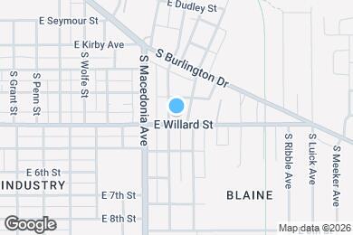 Map image of the property - 1802 E Willard St