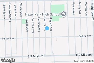 Map image of the property - 23352 Hoover Ave