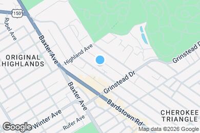 Map image of the property - 1041 Cherokee Rd