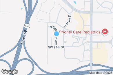 Map image of the property - 9467 N Baltimore Ave