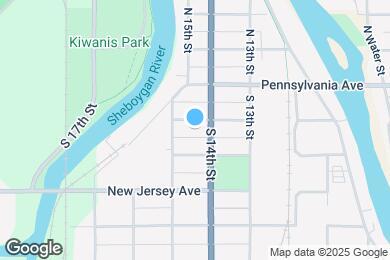 Map image of the property - 1413 Jefferson Ave