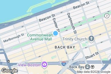 Map image of the property - 206 Commonwealth Avenue