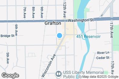 Map image of the property - 1313 Wisconsin Ave
