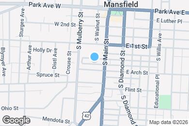 Map image of the property - 20 W Williams Ave