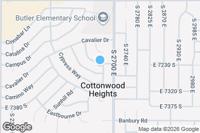 Map image of the property - 2648 E Manor Dr