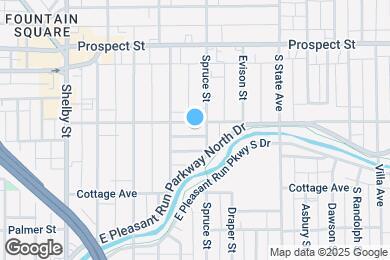 Map image of the property - 1433 Orange St