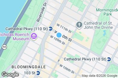 Map image of the property - Room in Shared 4 bed/2 bath home in Upper West Side