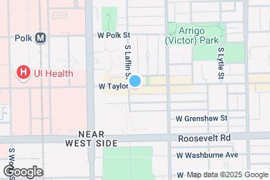Map image of the property - 1453 W Taylor St