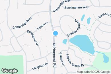 Map image of the property - 714 N Pinecrest Rd