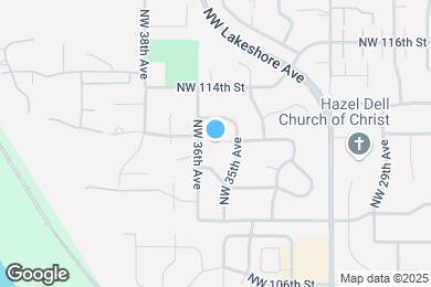 Map image of the property - 3507 NW 112th Cir