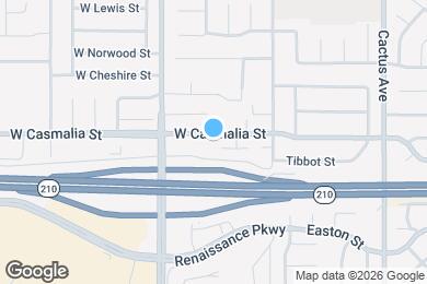 Map image of the property - 1017 W Casmalia St
