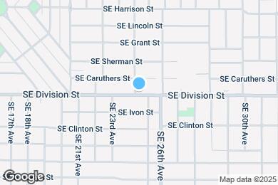 Map image of the property - 2421 SE Division St