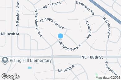 Map image of the property - 8000 NE 108th Terrace